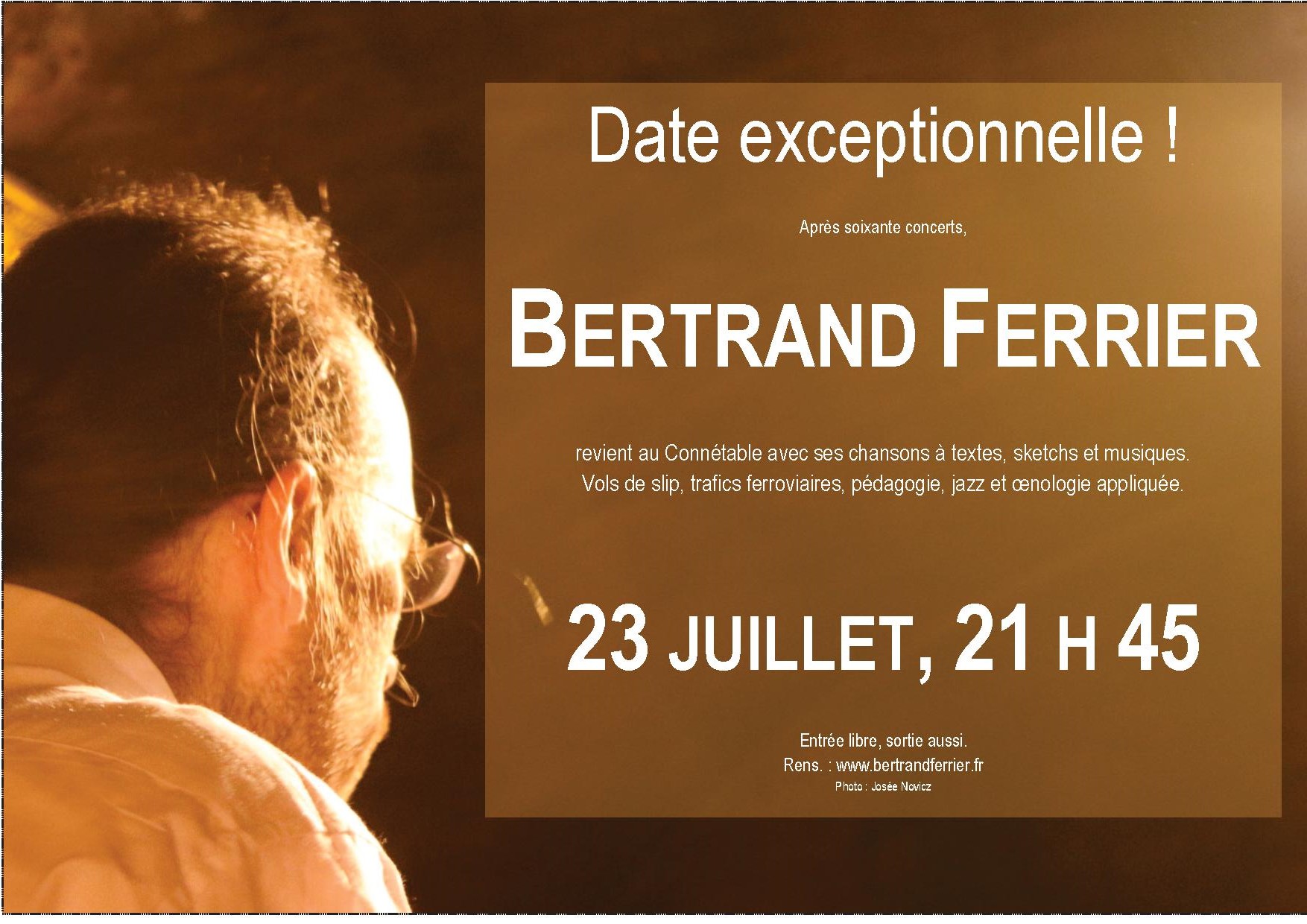 Affiche 23 juillet 2013