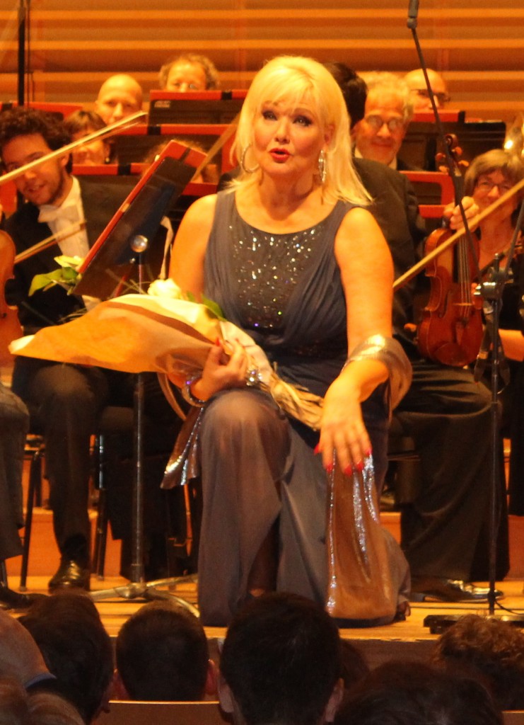 Karita Mattila à Pleyel le 17 septembre 2013. (Photo : Josée Novicz)