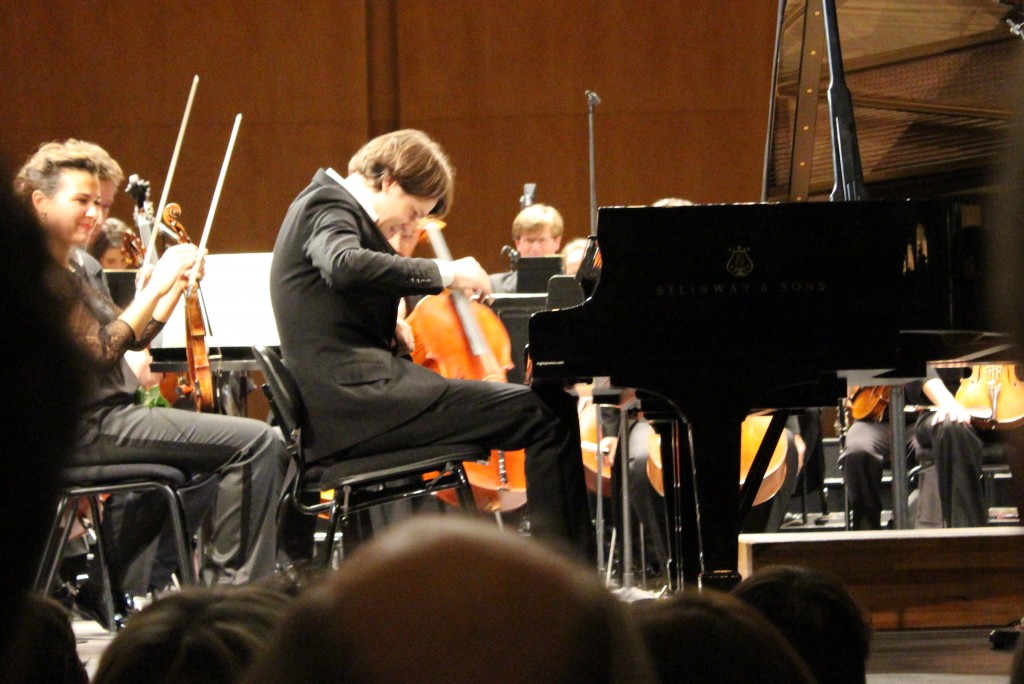 David Fray en action. Photo : Josée Novicz.