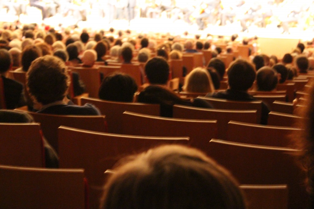 La salle Pleyel, pleine... sauf en catégorie 1 et 2. Photo : Josée Novicz.