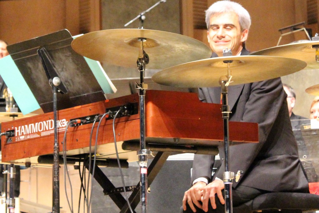 Dimitri Vassiliakis, claviériste boudeur de l'EIC. Photo : Josée Novicz.