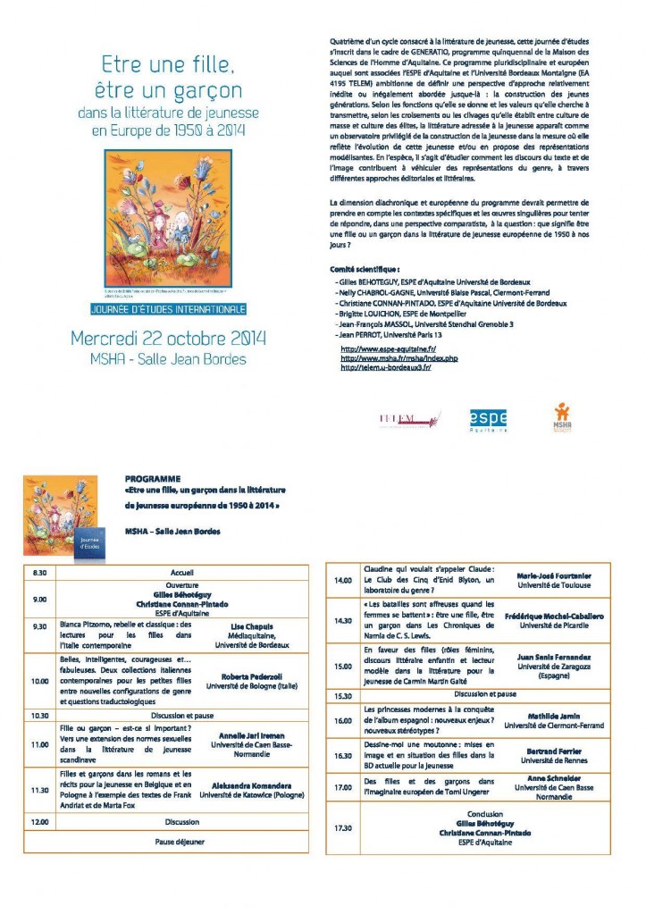 Programme Bordeaux