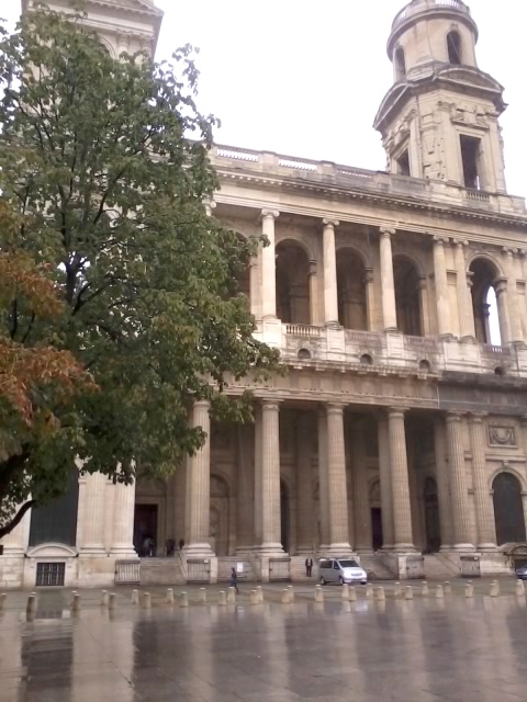 Rainy day around Saint-Sulpice