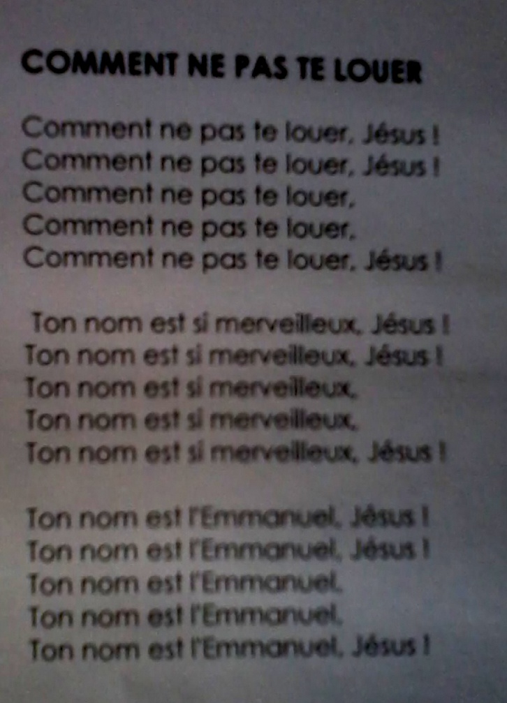 Paroles liturgiques