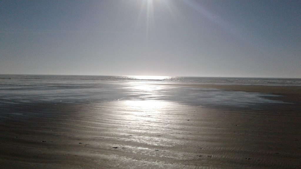 Plage des Sables, l'hiver