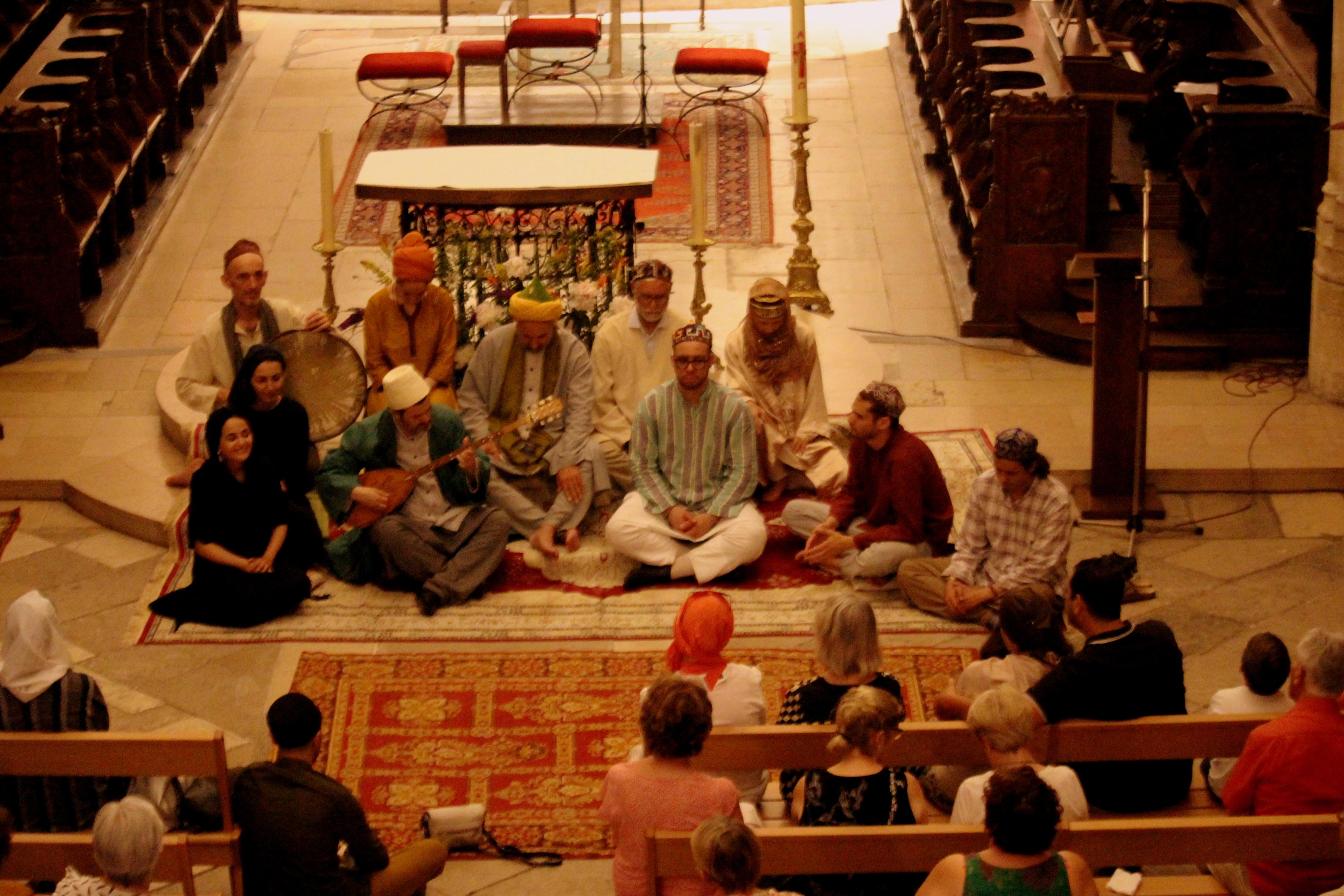 Le Dervish Spirit à la collégiale de Montmorency. Photo : Bertrand Ferrier.