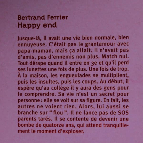 Happy End (roman, 124 p.)