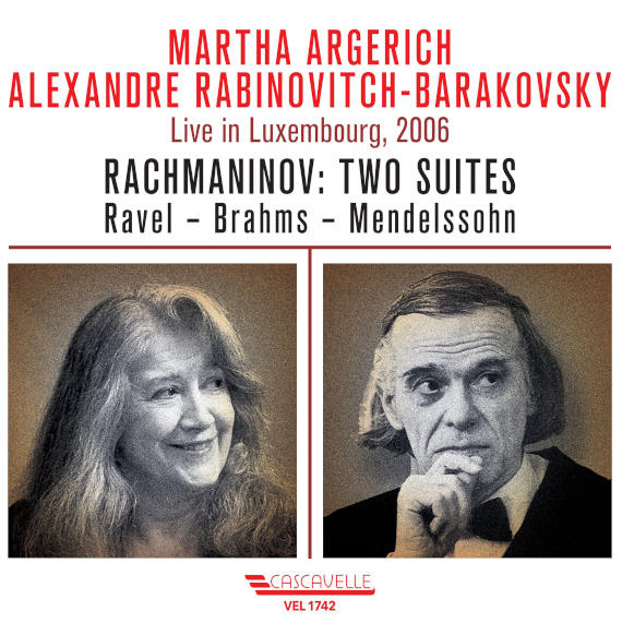 Martha Argerich et Alexandre Rabinovitch-Barakovsky en concert (Cascavelle) – 2/3