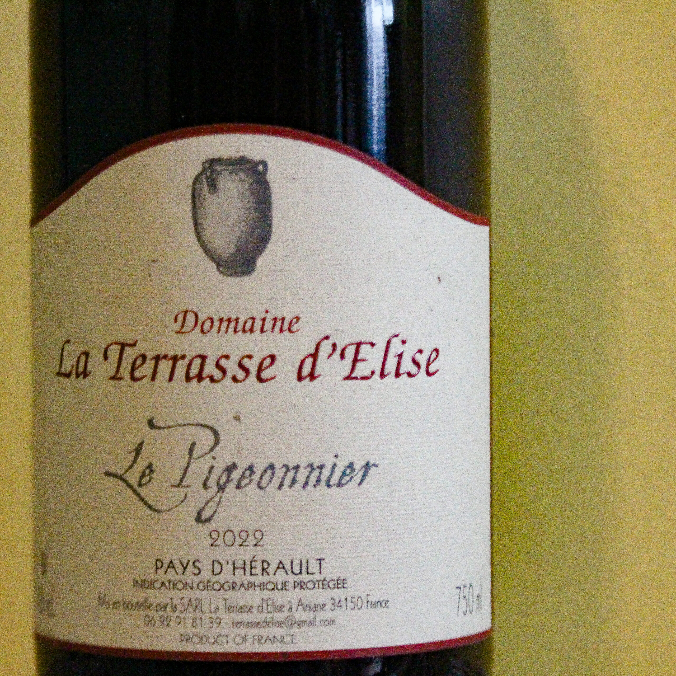 Fruits de la vigne – Domaine La terrasse d’Élise, « Le Pigeonnier » 2022