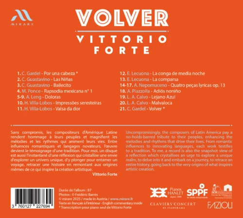 Vittorio Forte, « Volver » (Mirare) – 6/6