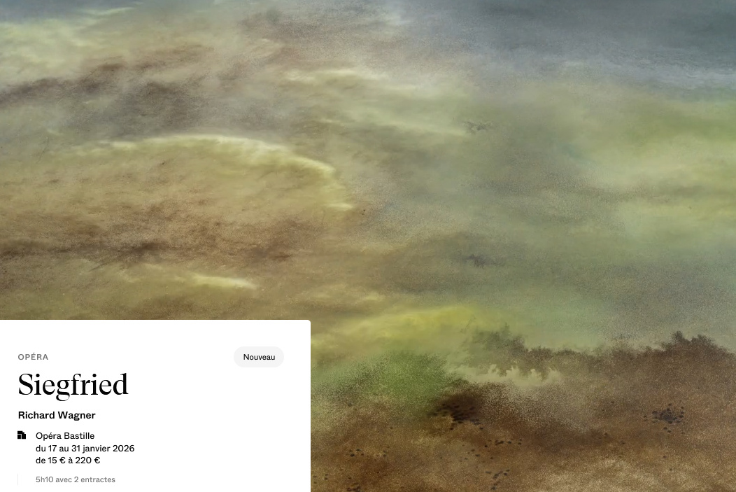 « Siegfried », Opéra Bastille (Paris 12), 21 janvier 2026